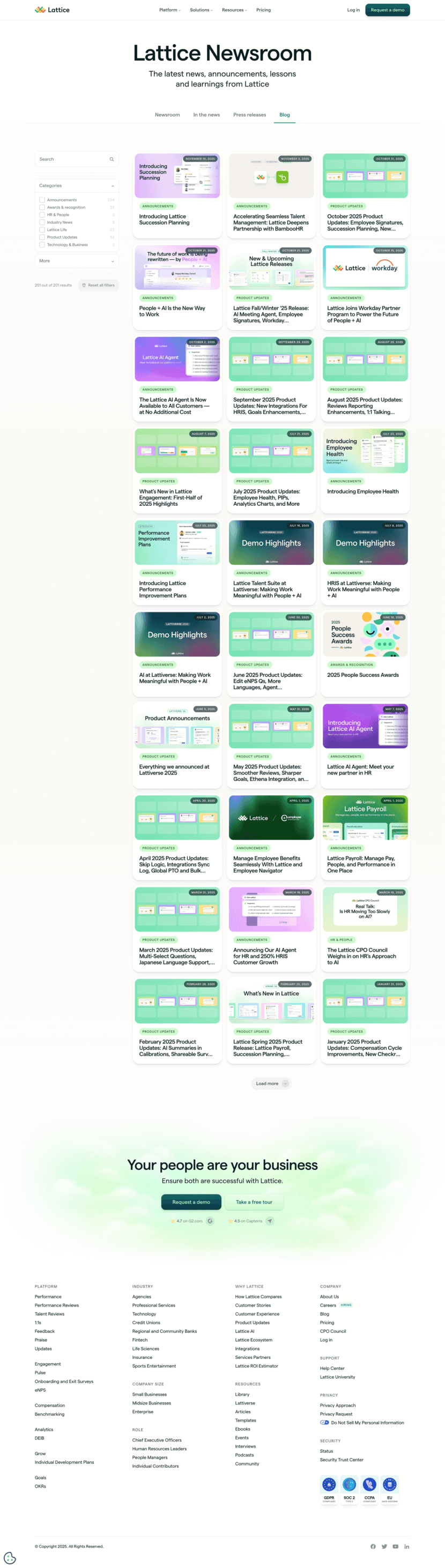 Lattice blog website preview
