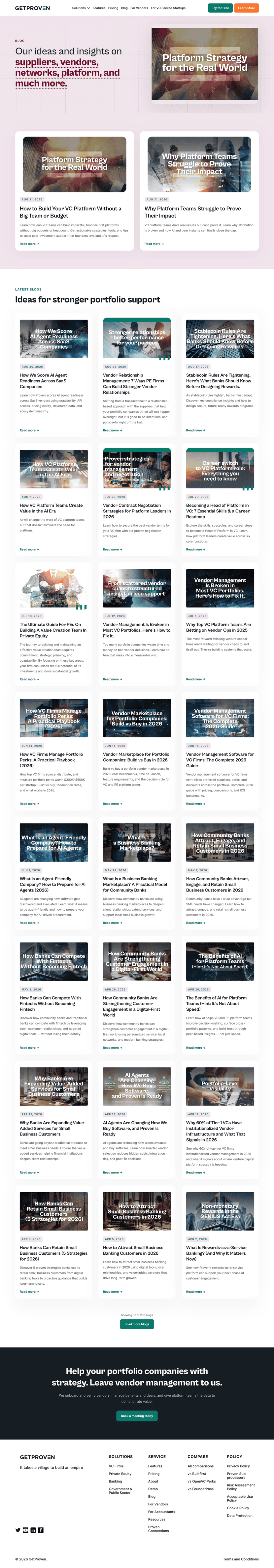 Proven blog website preview
