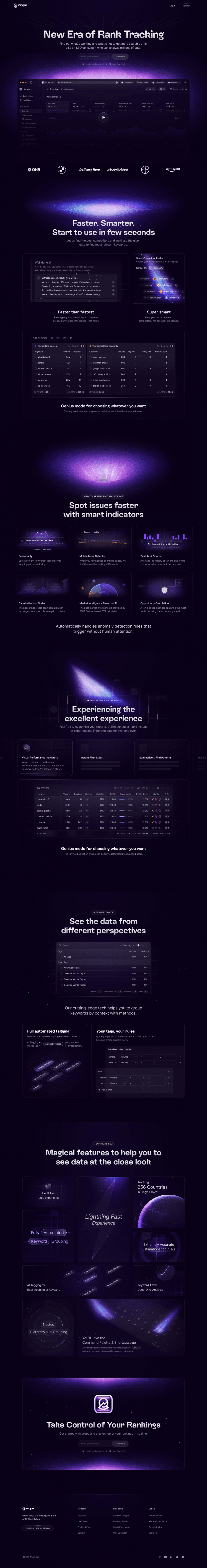 Wope landing page website preview